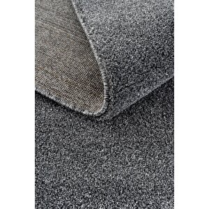 Cool Halı Plain Antrasit Salon Halısı Çocuk Odası Halısı Kesme Yolluk Koridor Halı Dokuma Büyük Halı