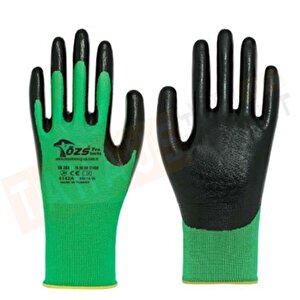 Özs8909 Zebra İş Eldi̇veni̇ Örme Yeşi̇l