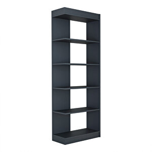 Roomart Flat Çok Raflı Kitaplık, Dekoratif Kitaplık, Geniş Kitaplık, Kütüphane