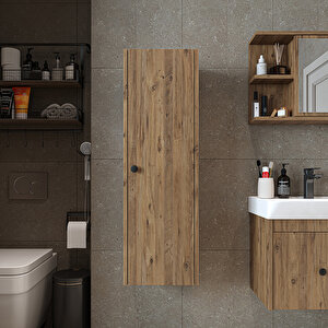 Roomart Ada Banyo Dolabı Mat Suntalam 110 Cm Banyo Boy Dolabı