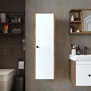 Roomart Ada Banyo Dolabı Mat Suntalam 110 Cm Banyo Boy Dolabı