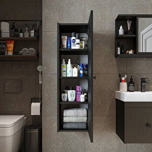 Roomart Ada Banyo Dolabı Mat Suntalam 110 Cm Banyo Boy Dolabı