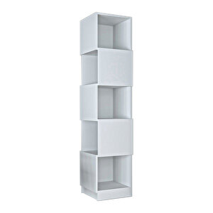 Roomart Atina Çok Raflı Kitaplık, Dekoratif Kitaplık, Geniş Kitaplık