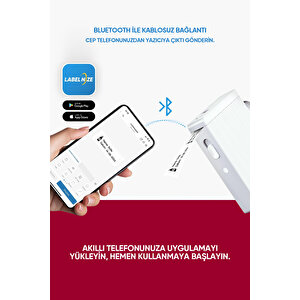 Etiket Makinesi P22 Siyah - Bluetooth Termal Yazıcı