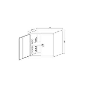 Çelik Dosya Dolabı Metal Dolap Ofis Dolapları Arşiv , Garaj , Bahçe , Kiler , Balkon