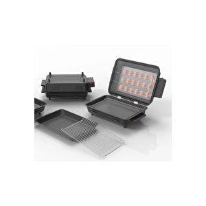 Tel Resi̇dansli Elekti̇ri̇kli̇ Telli̇ Avrasya Mangal & Barbekü Dumansiz Izgara