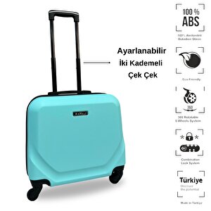 Anhelo Traveller Abs Hostes-pilot Boy Valiz Su Yeşili