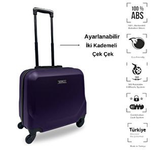 Anhelo Traveller Abs Hostes-pilot Boy Valiz Mor