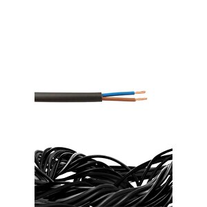 2x0,75 Ttr 15 Metre Siyah Renk