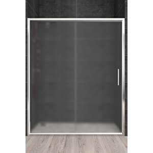 Carmen Temperli 6 Mm Ön Cephe Cam Duşakabin Krom Profil Buzlu Cam