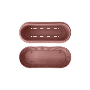 Mercan Dekoratif Sukulent Kaktüs Plastik Saksı Takımı 6'lı Set Pembe