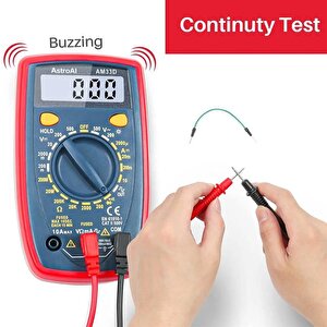 Astroai Dijital Multimetre 2000 Counts Test Cihazi Am33d