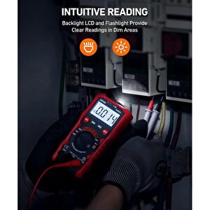 Astroai Dijital Multimetre Trms 4000 Counts Test Cihazi M4kor