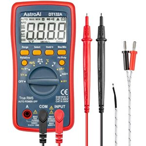 Dijital Multimetre 4000 Counts Test Cihazi Dt132a