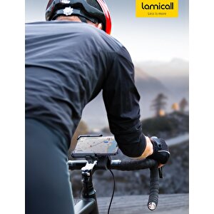 Lamicall Motosiklet Ve Bisiklet Telefon Tutucu Hizli Sök Tak Bp09b