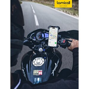 Lamicall Motosiklet Için Telefon Tutucu Çift Titresim Engelleyici Ve Sarsinti Önleyici Bcsp01
