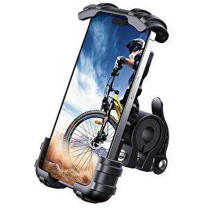 Motosiklet Ve Bisiklet Telefon Tutucu 360 Derece Döndürülebilir Bm02black