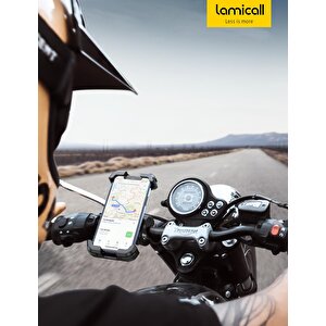 Lamicall Motosiklet Ve Bisiklet Telefon Tutucu Hizli Takilir Bp07