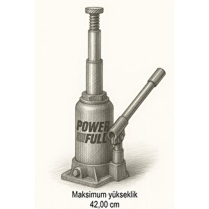 16 Ton Çift Kademeli Hidrolik Şişe Kriko