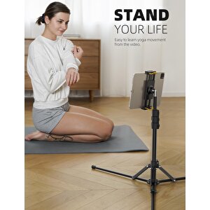Lamicall Katlanabilir Tablet Tripod 360 Derece Dönme Kumandali Ft02