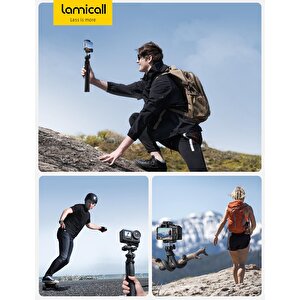 Lamicall Cep Telefonu Ve Kamera Uzaktan Kumandali Selfie Çubugu Tripod Sttp02