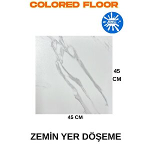 1(m²) 45cm X 45cm 5 Adet Yapışkanlı Parke Floor Pvc Panel  Yer Kaplama Paneli Arkası Kauçuklu 15p
