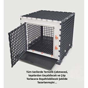 , 42cm X 42cm X 42cm Temizlik Tavalı, Kuş, Hamster, Ginepig, Civciv, Bıldırcın, Keklik Kafesi