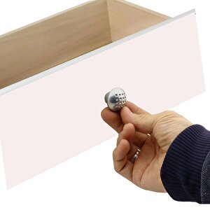 Noktalı Mantar Düğme Kulp Mobilya Mutfak Çekmece Dolap Dolabı Kapak Kulpu Kulbu Krom Metal Kulpları