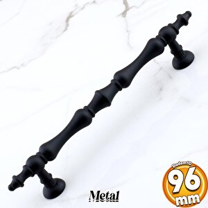 Nilay Siyah Metal Kulp 96 Mm-9.6 Cm Mobilya Çekmece Mutfak Dolabı Dolap Kulpları Kulbu Kulpu Siyah
