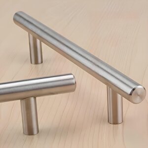 Pürüzsüz 192 Mm İnox Metal 10 Adet Dolap Dolabı Mobilya Mutfak Çekmece Kapak Kulbu Kulpu Kulpları