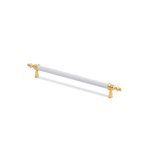 128 Mm Lüks Aleminyum Metal Boru Kulp Dolap Çekmece Modern Dolap Kulpları Ve Kulpu Beyaz Altın