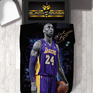 Black Mamba Temalı Baskılı Tek Kişilik Nevresim Takımı