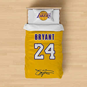 Bryant Temalı Baskılı Tek Kişilik Nevresim Takımı