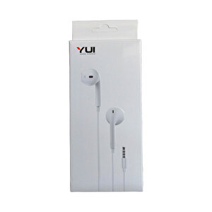 Mikrofonlu Kulaklık Kulakiçi - Beyaz  Z-074