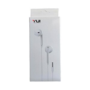Yui Mikrofonlu Kulaklık Kulakiçi - Beyaz  Z-074