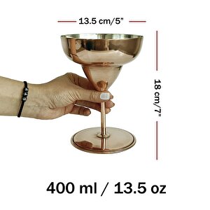 Shark Anatolia Bakır Margarita Kadeh 400 Ml