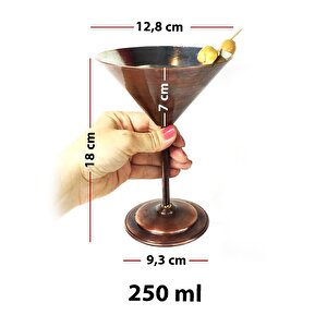 Shark Anatolia Martini Bakır Kadeh