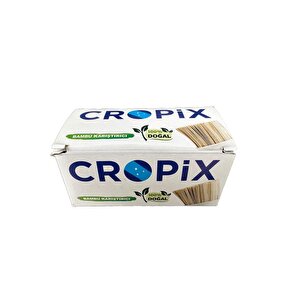 Cropix Tahta Ahşap Bambu Doğal Çay Kahve Karıştırıcı Çubuk Kaşık - 10.5 Cm. - 400 Adetlik 3 Paket