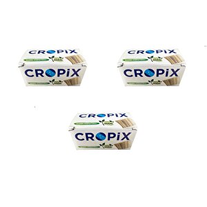 Cropix Tahta Ahşap Bambu Doğal Çay Kahve Karıştırıcı Çubuk Kaşık - 10.5 Cm. - 400 Adetlik 3 Paket