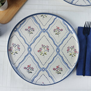 Floral Waves Nordic Servis Tabağı 28 Cm 6 Adet 22668
