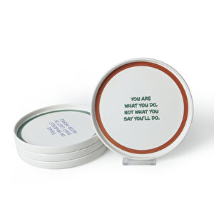 Motto Line Stackable Pasta Tabağı 21 Cm 4 Adet 22645-22731-35-36