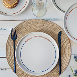 Motto Line Stackable Pasta Tabağı 21 Cm 4 Adet 22645-22731-35-36