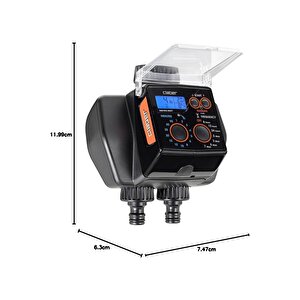 Claber 8488 Dual Select Çift Çıkışlı Otomatik Su Zamanlayıcı