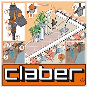 Claber 8422 Aquauno Logıca Tımer Sulama Zamanlayıcısı