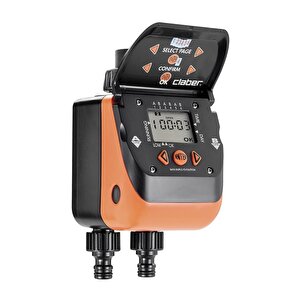 Claber 8410 Aquadue Duplo Evolution İki Çıkışlı Sulama Zamanlayıcı