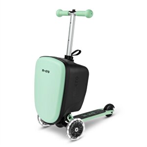 Micro Ride On Luggage Junior Katlanır Scooter Bagaj Mint Yeşil