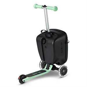 Micro Ride On Luggage Junior Katlanır Scooter Bagaj Mint Yeşil