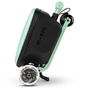 Micro Micro Ride On Luggage Junior Katlanır Scooter Bagaj Mint Yeşil