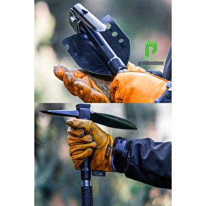 Kamp Küreği, Katlanır Multi Çelik Kürek, Çekiç, Çapa, Multitools Katlanır Kürek