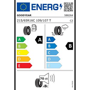 215/65r16c 109/107t Efficientgrip Cargo 2 Ulrr Oto Yaz Lastiği (üretim: 2025)
